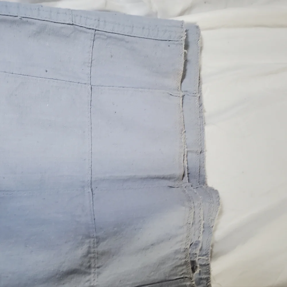 Vintage Window Pane Patchwork Bell Bottom 1970s Womens Jeans - Picture 6 of 12